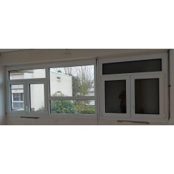 F-51 | Fenêtre 2 Vantaux + Fixe ALU