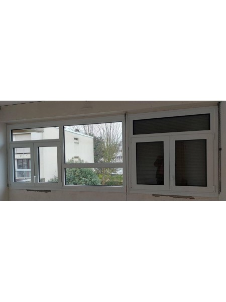F-51 | Fenêtre 2 Vantaux + Fixe ALU