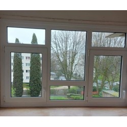 F-51 | Fenêtre 2 Vantaux + Fixe ALU