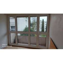 F-51 | Fenêtre 2 Vantaux + Fixe ALU