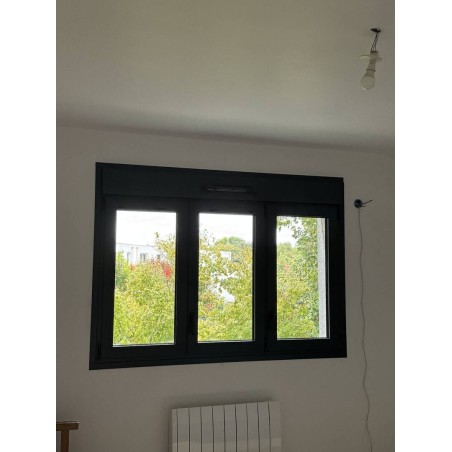 F-62 | Fenêtre MONOBLOC 3 Vantaux ALU