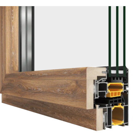 Alumil s77 aluwood