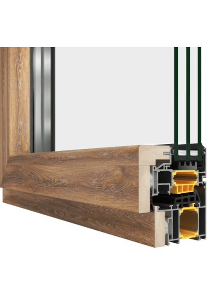 Alumil s77 aluwood