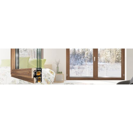 Alumil s77 aluwood
