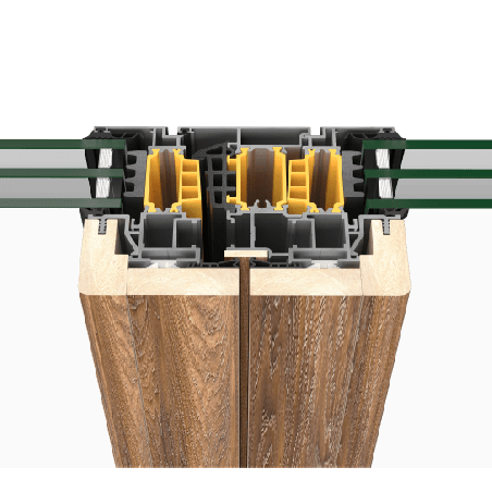Alumil s77 aluwood