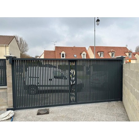 PO-45 Portail coulissant