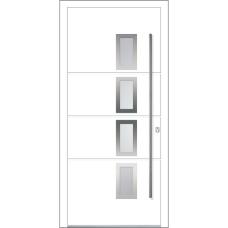 PE-50 | Porte d’entrée alu