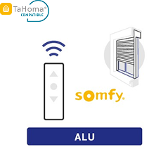 Alu motorisé radio commandé moteur somfy io 